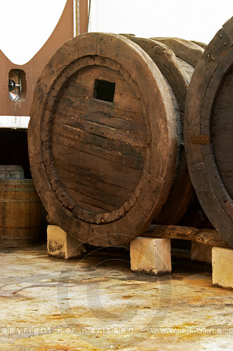 Vallformosa wooden vat Spain Penedes