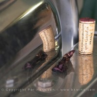 A tank, a cork at Domaine Alain Chabanon, Languedoc