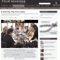 BKWine Photography in Four Seasons Magazine on Lisbon