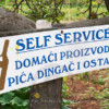 Self service wine shop in Croatia