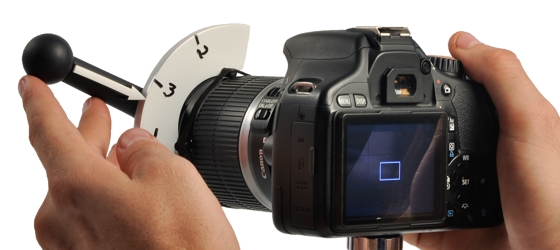 The lens / focus shifter on a DSLR