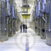 Stainless steel fermentation and storage tanks