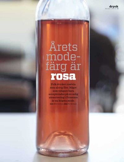 Rose article by BKWine in Bolaget by Systembolaget, page 1