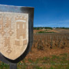 Hospices de Beaune sign, Le Bas des Teurons, Beaune, Cote de Beaune, Burgundy, France