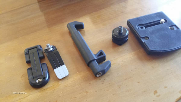 Smartphone tripod grips and adapter