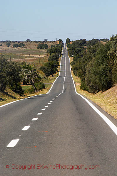 A long straight road, Alentejo, Portugal