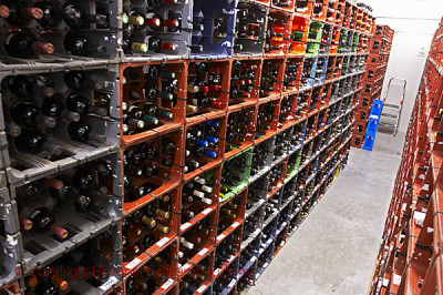 Wine storage at competition Les Citadelles du Vin, Bordeaux