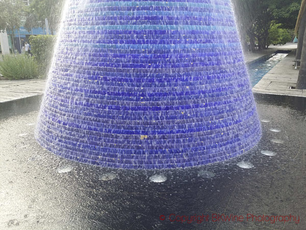 A pyramid fountain, Lisbon-Oriente