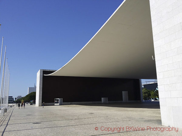 A roof of a building, Lisbon-Oriente