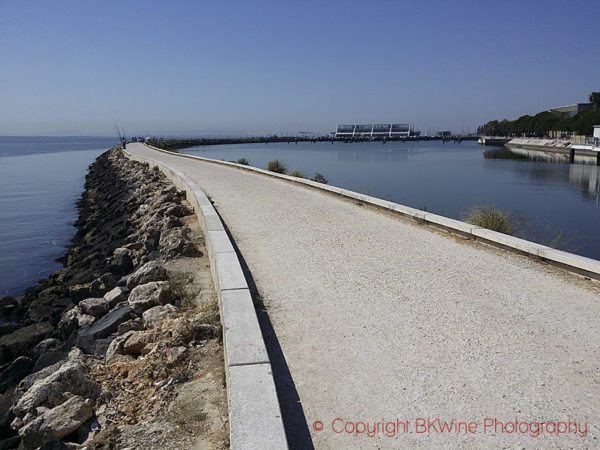 A walkway along the water, Lisbon-Oriente