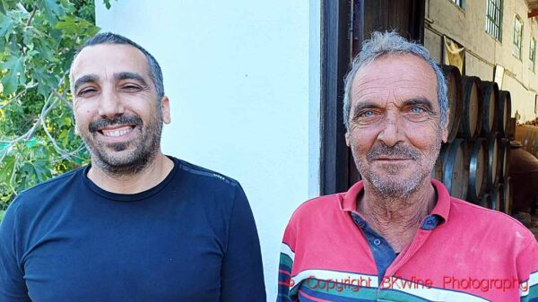 Filippos Karseras and Panayiotis Karseras of the Karseras Family Winery, Doros, Cyprus