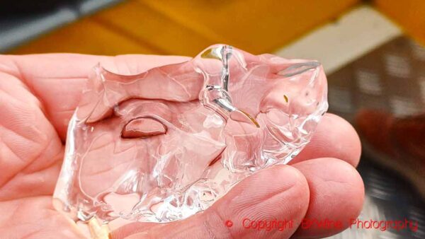 Ice 4/5: A crystal clear piece of ice taken from the Tasman Lake, next to Mount Cook